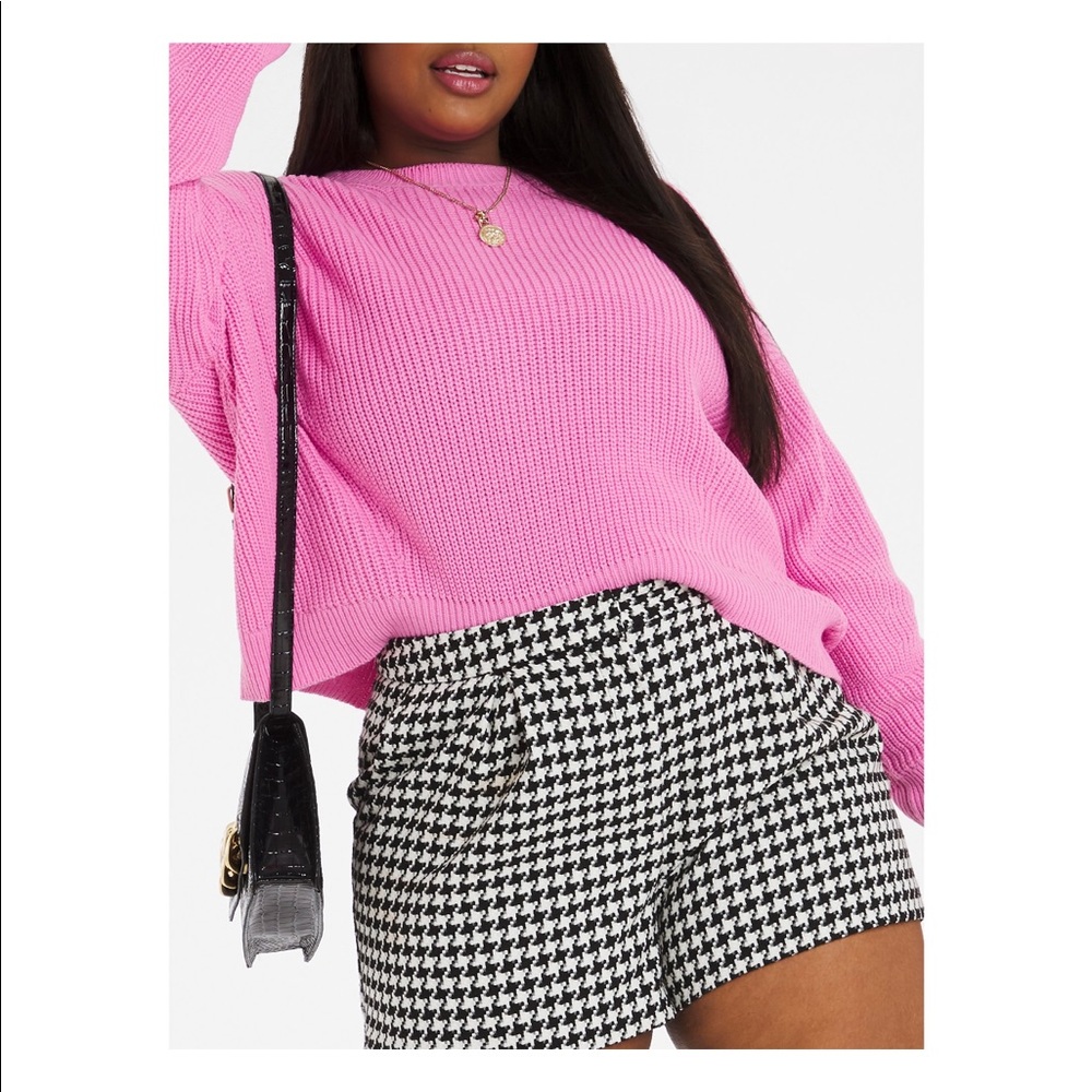 Simply Be Plus Size Pink Sweater
